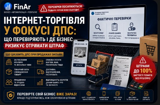 Інтернет-торгівля під прицілом ДПС: як перевірити свій бізнес до візиту податкової